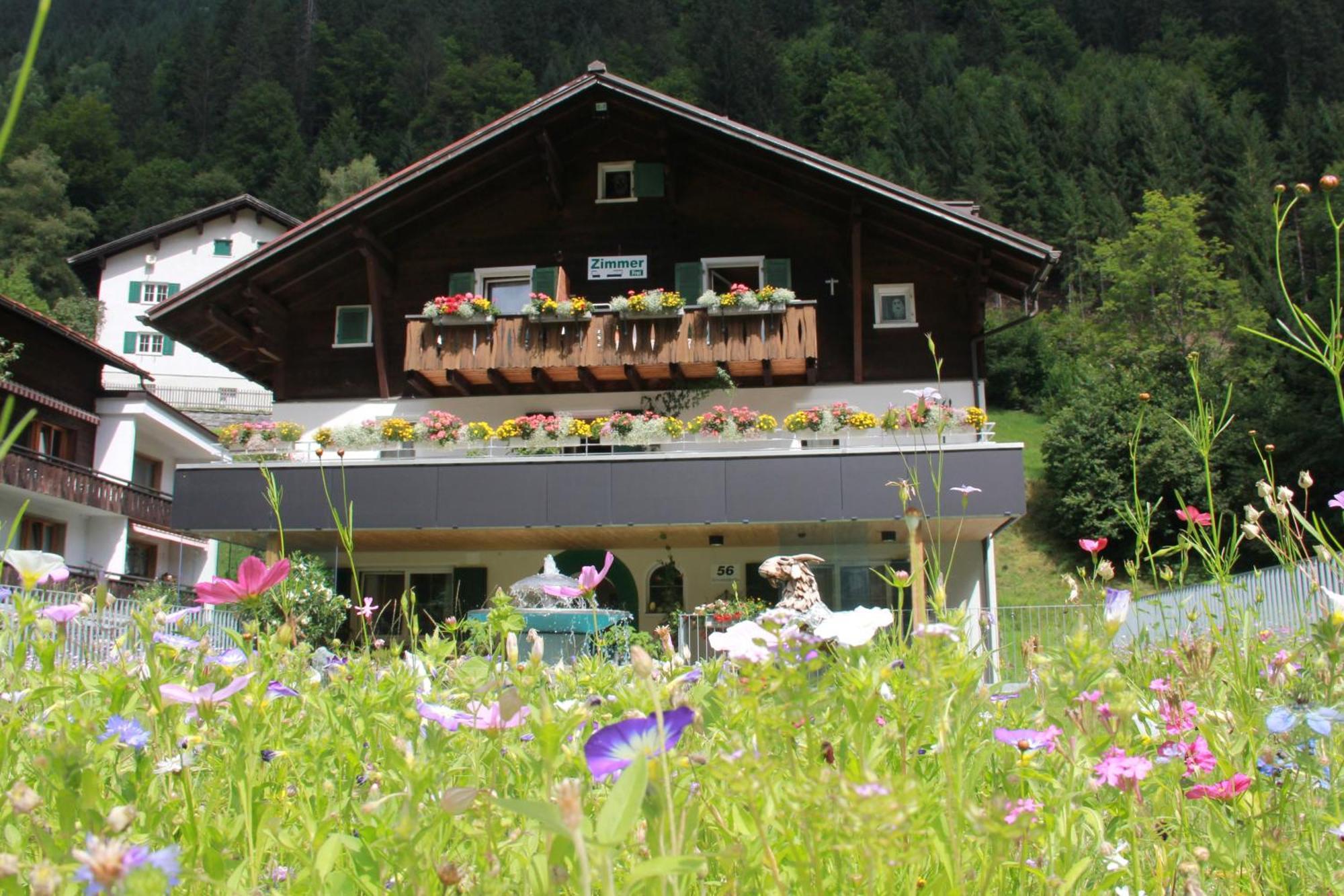 Bed and Breakfast Haus Am Rain Partenen Exterior foto